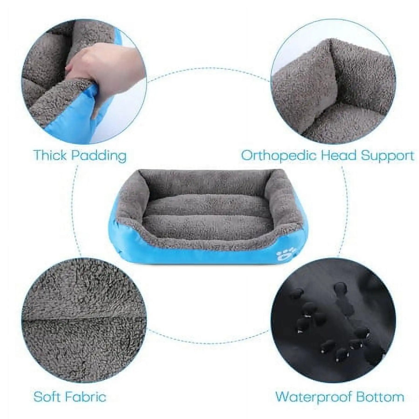 Cozy Waterproof Dog Bed β Soft & Warm for All Sizes