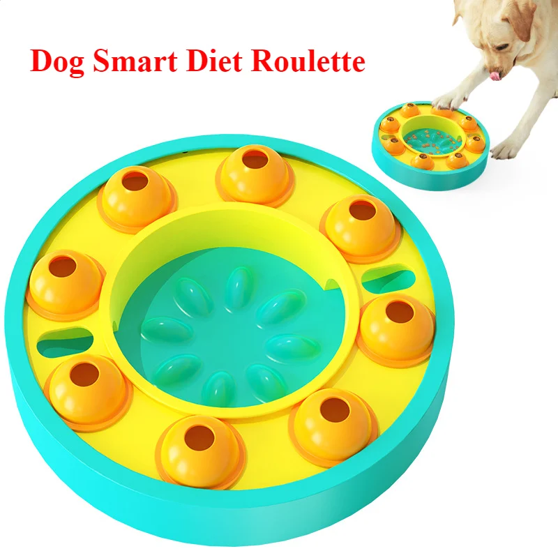 Interactive Dog Puzzle Feeder – Treat Dispenser for Smart Dogs