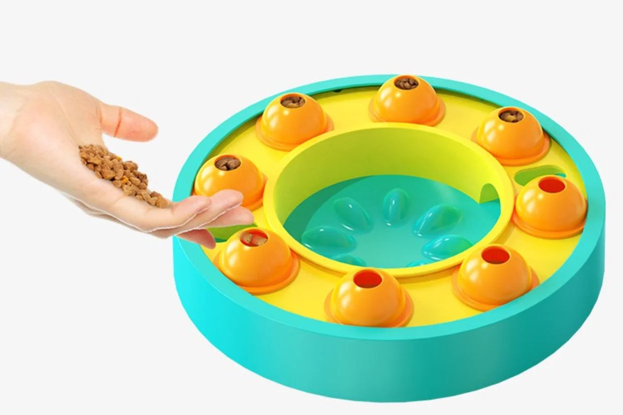 Interactive Dog Puzzle Feeder – Treat Dispenser for Smart Dogs
