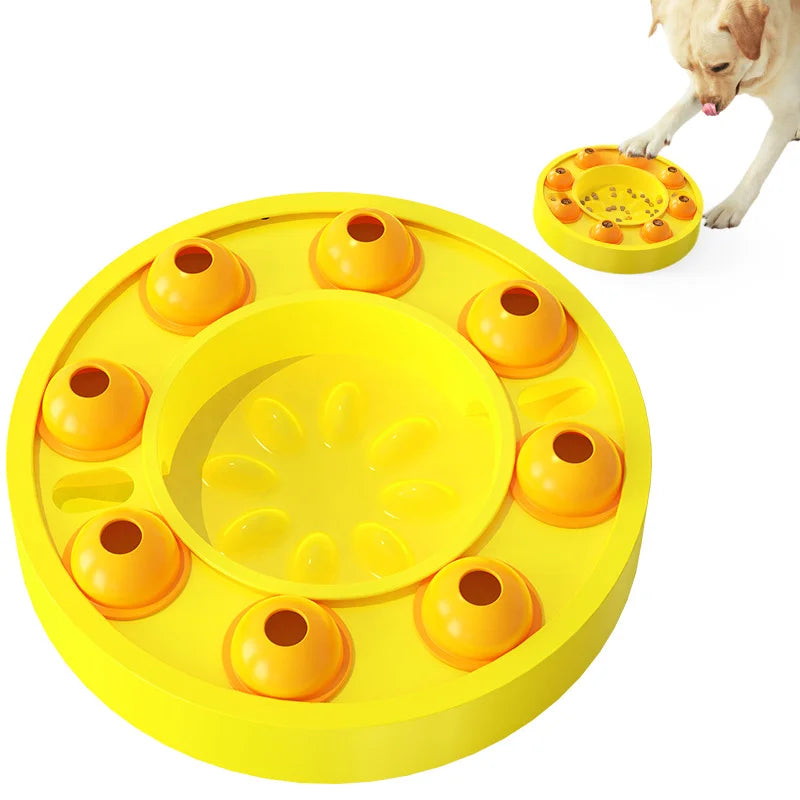 Interactive Dog Puzzle Feeder – Treat Dispenser for Smart Dogs