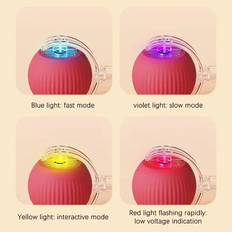 Rechargeable Rolling Ball Toy – Automatic Fun for Dogs & Cats