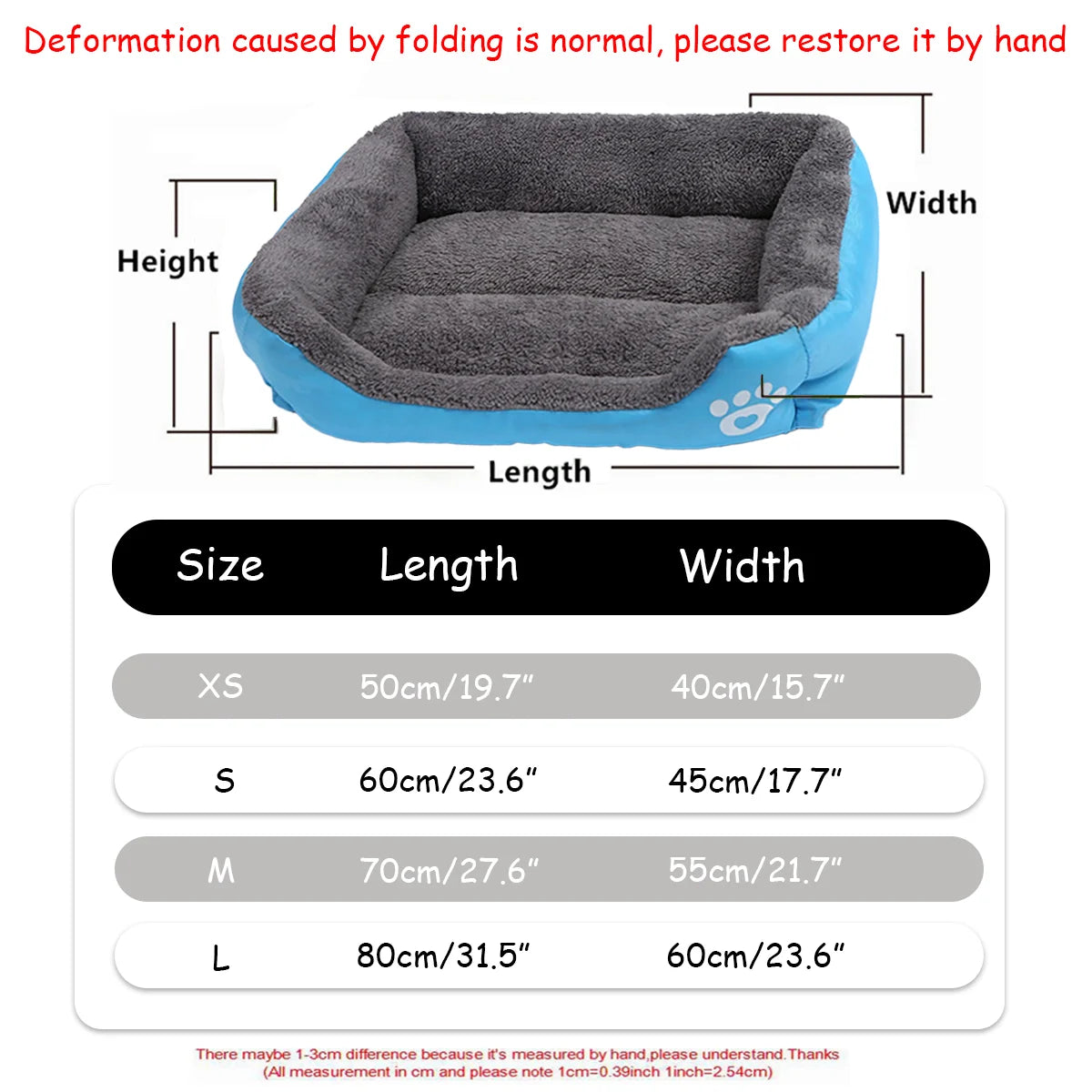 Cozy Waterproof Dog Bed β Soft & Warm for All Sizes