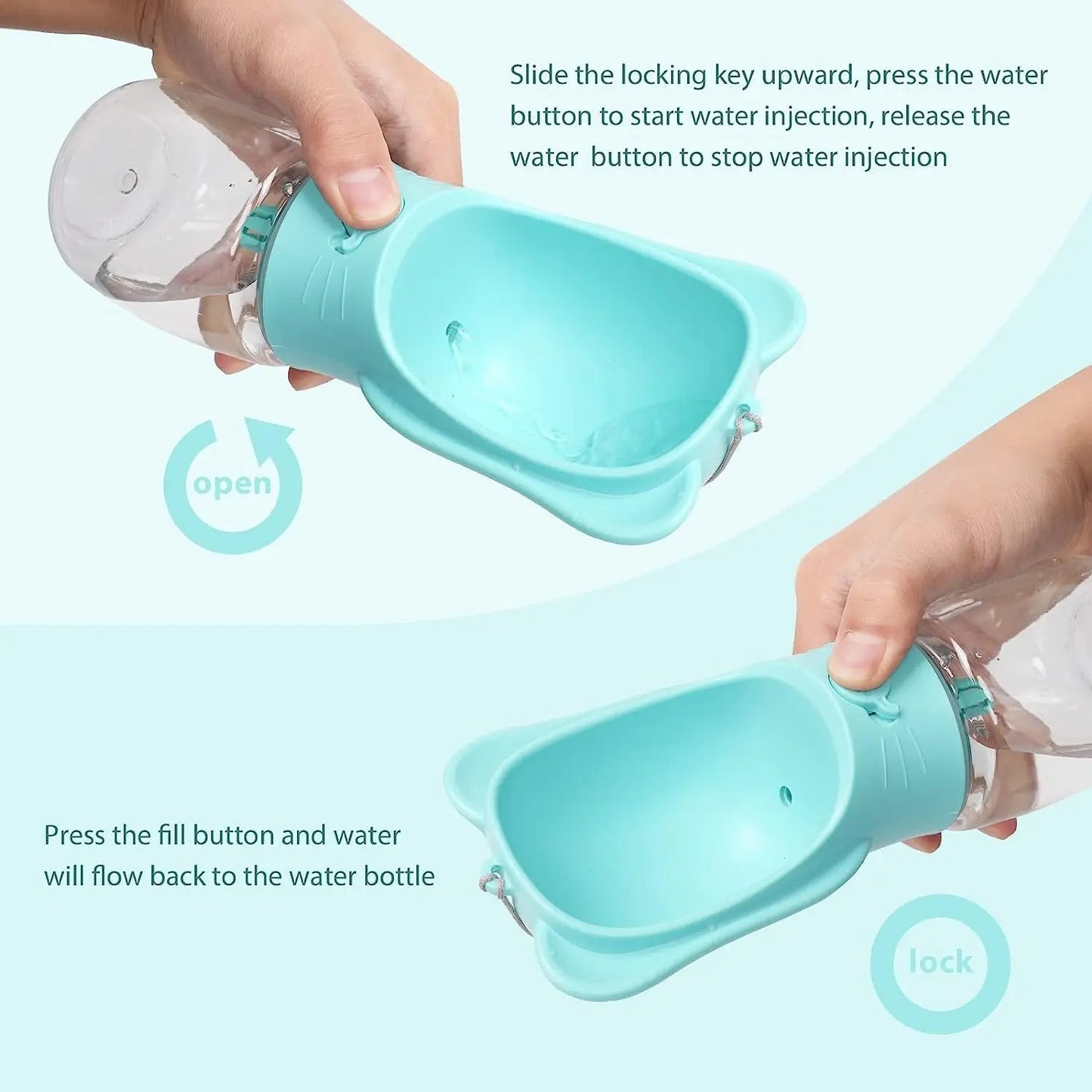 Leakproof Travel Food Bottle for Pets