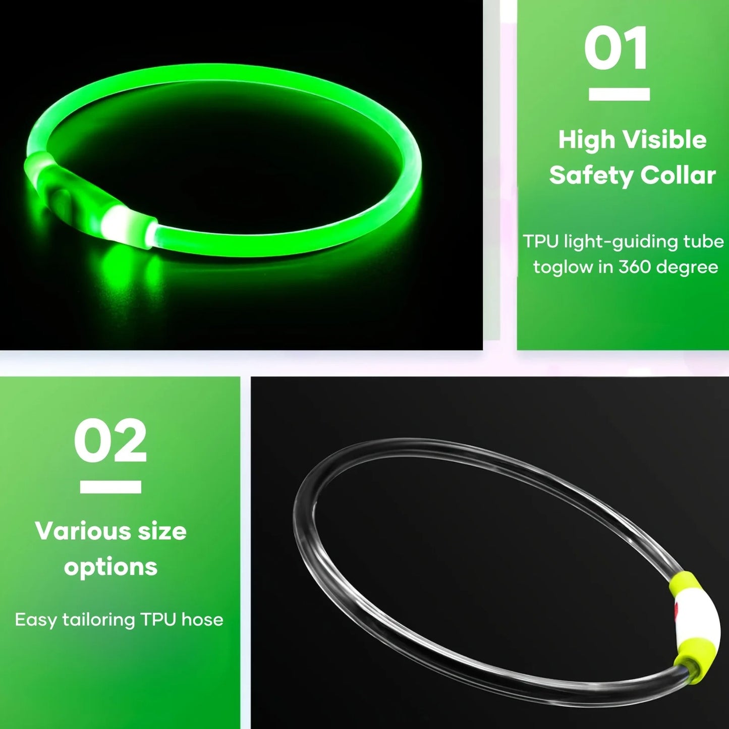 LED Glow Safety Collar for Dogs