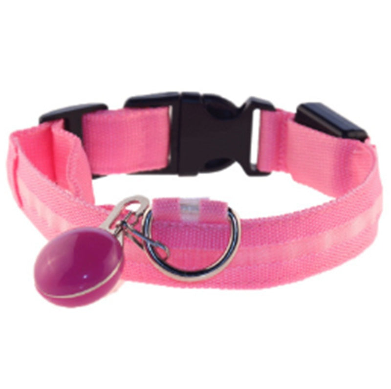 GLOWBAND LUMINOUS DOG COLLAR BRIGHT STYLISH AND SAFE WALKS - BARKLYX