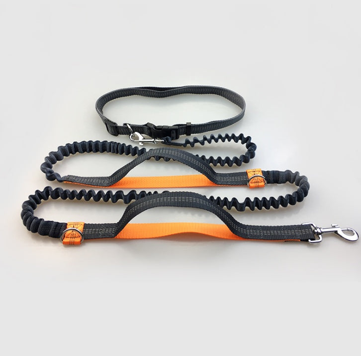 MULTI-FUNCTION REFLECTIVE DOG LEASH SAFE COMFORTABLE AND DURABLE - BARKLYX