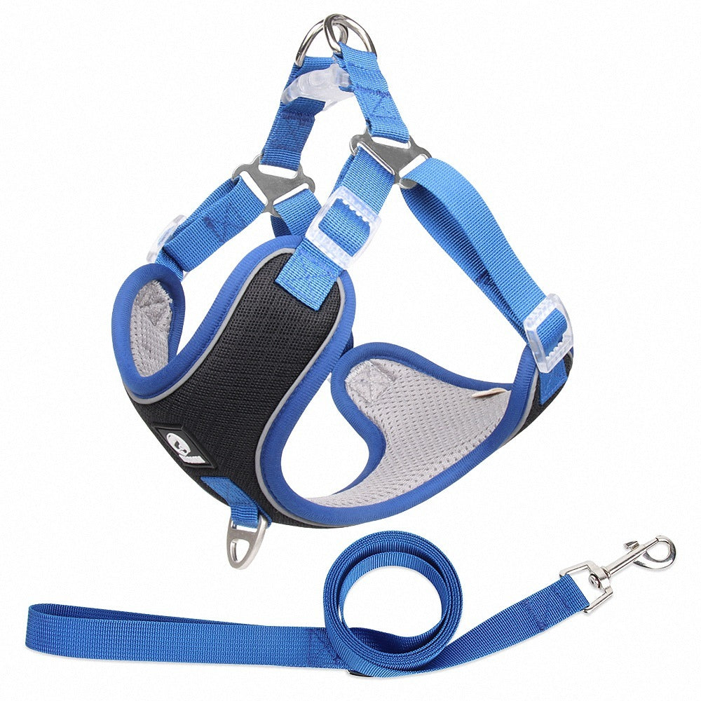 COMFY BREATHABLE DOG HARNESS FOR SAFE WALKS AND ADVENTURES - BARKLYX