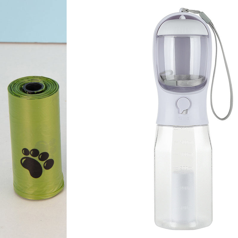 PORTABLE 3-IN-1 DOG WATER BOTTLE DRINK, FEED, AND CLEAN ON THE GO - BARKLYX