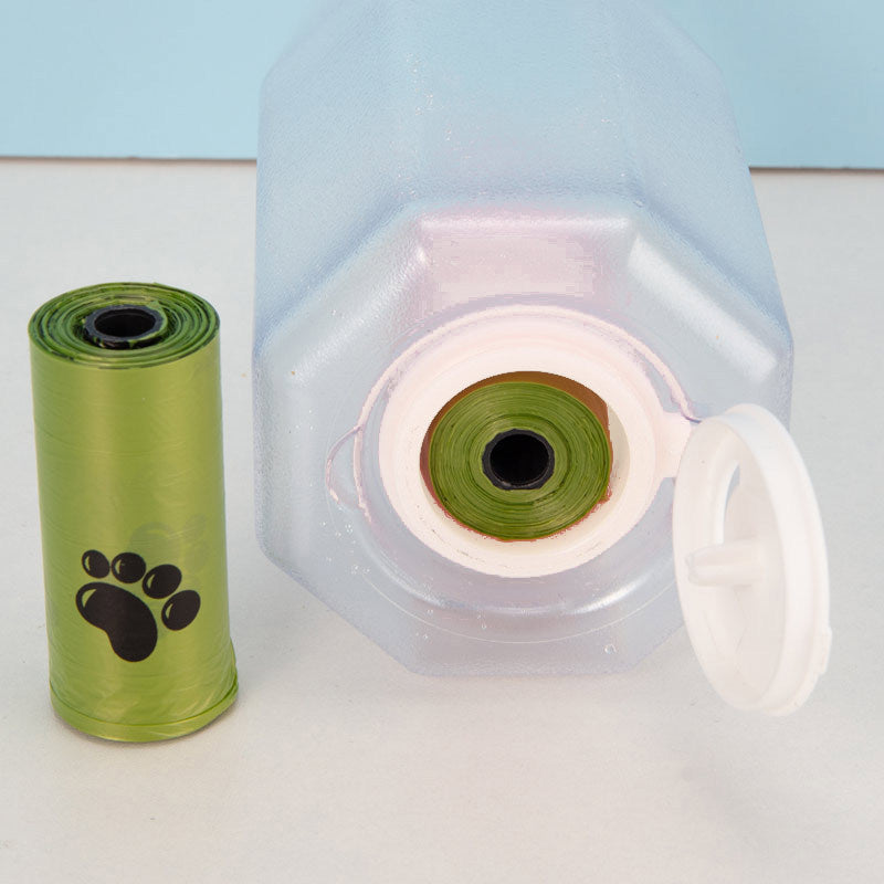 PORTABLE 3-IN-1 DOG WATER BOTTLE DRINK, FEED, AND CLEAN ON THE GO - BARKLYX