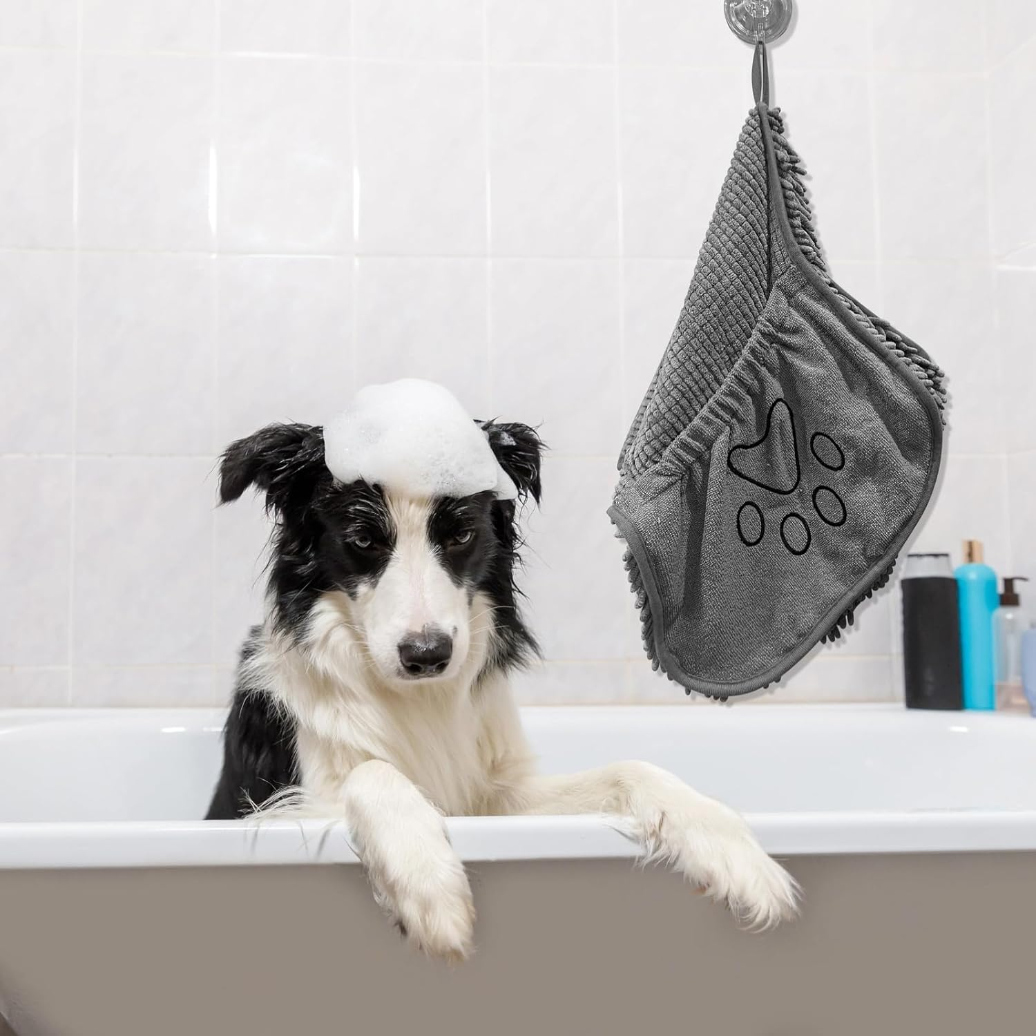 EXCELLENT SUPER ABSORBENT PET TOWEL QUICK DRYING AND SOFT CARE - BARKLYX