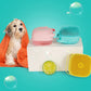 FANTASTIC SILICONE BRISTLES DOG BATH BRUSH GENTLE CLEANING AND MASSAGE - BARKLYX