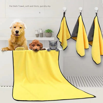 MICROFIBER DOG DRYING TOWEL QUICK DRYING AND SOFT CARE - BARKLYX