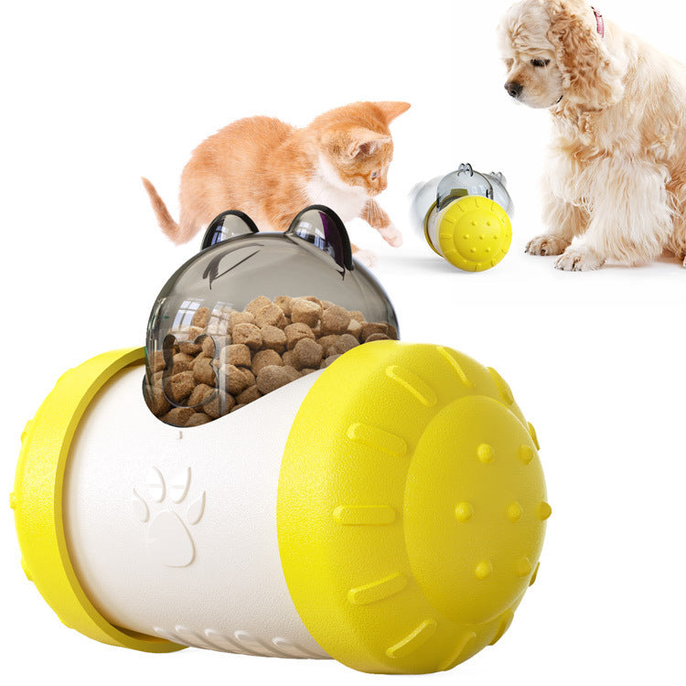 PLAYFEED INTERACTIVE PET FOOD DISPENSER BALL - FUN MEALTIME ACTIVITIES - BARKLYX