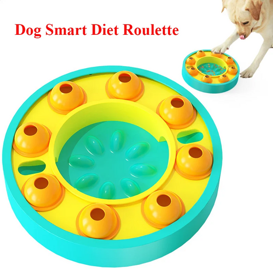 Interactive Dog Puzzle Feeder – Treat Dispenser for Smart Dogs