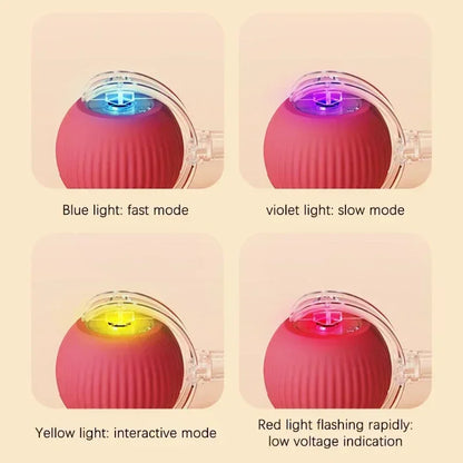 Rechargeable Rolling Ball Toy – Automatic Fun for Dogs & Cats