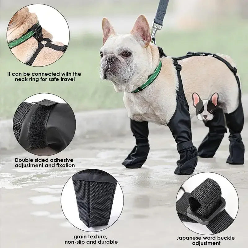 BREATHABLE WATERPROOF DOG BOOTS KEEP YOUR DOG'S PAWS SAFE AND COMFORTABLE - BARKLYX